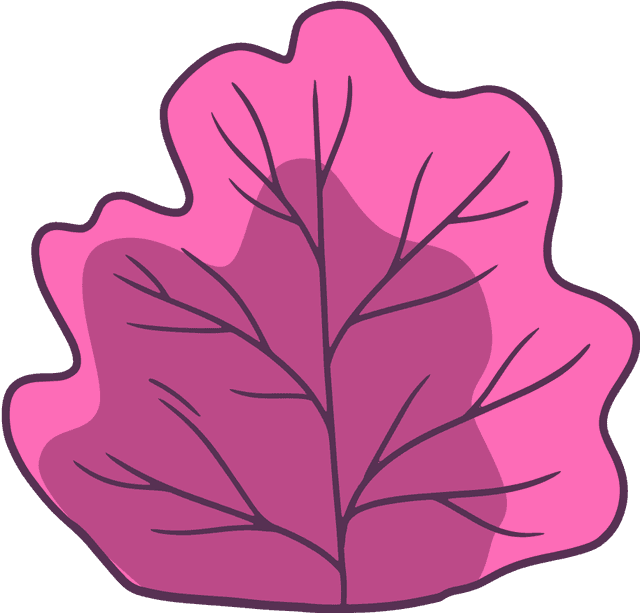 pink leave